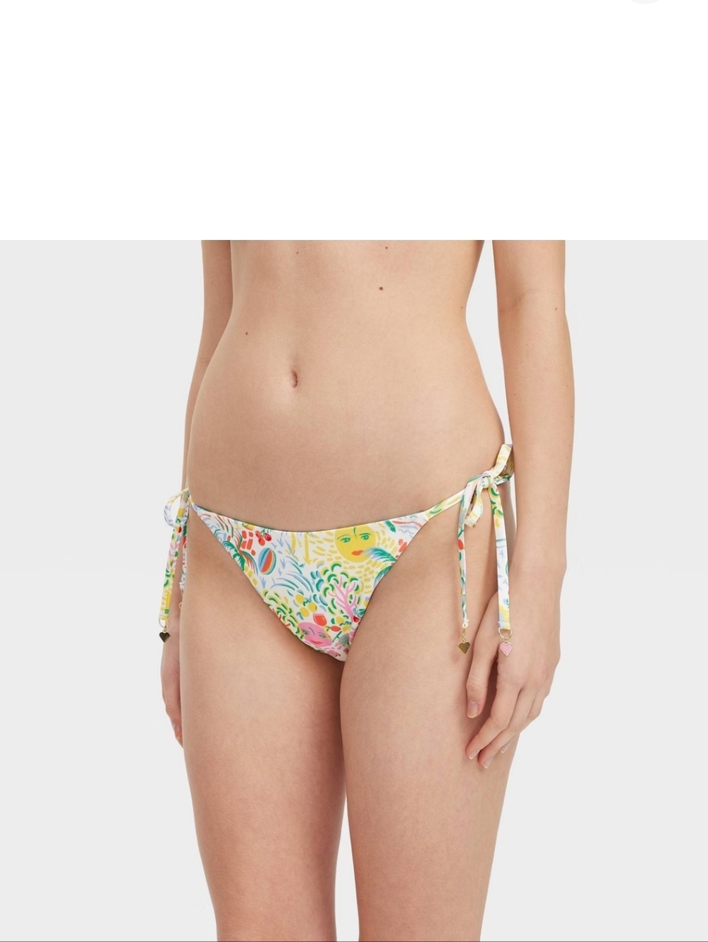 NWT Roller Rabbit x Target Collab Reversible Side-Tie Bikini Bottom - Picture 2 of 6